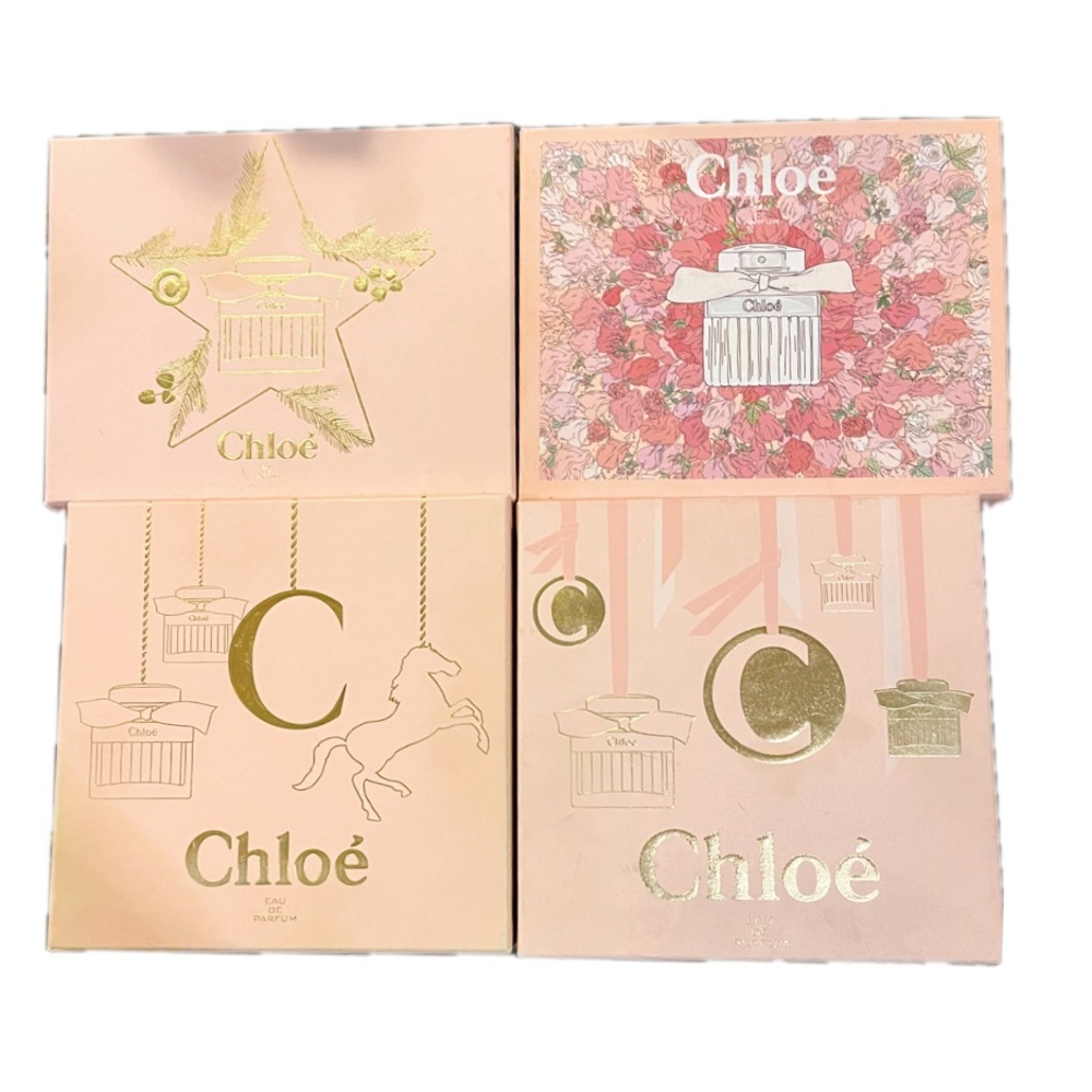 Chloe Perfume Boxes (Empty) Set of 4